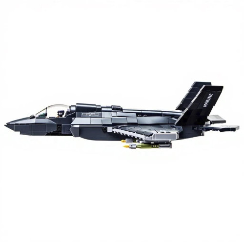 Дитячий конструктор Sluban "Винищувач F-35BS" 705 деталей (M38-B1361) — 23640