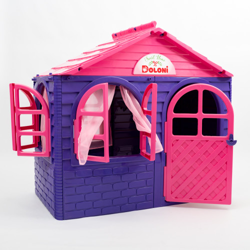 Дитячий ігровий будиночок Doloni з шторками (02550/10)