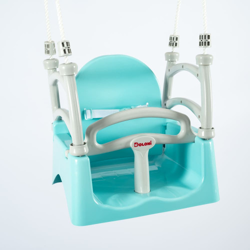 Дитяча підвісна качеля Doloni бірюзова (0152/9)