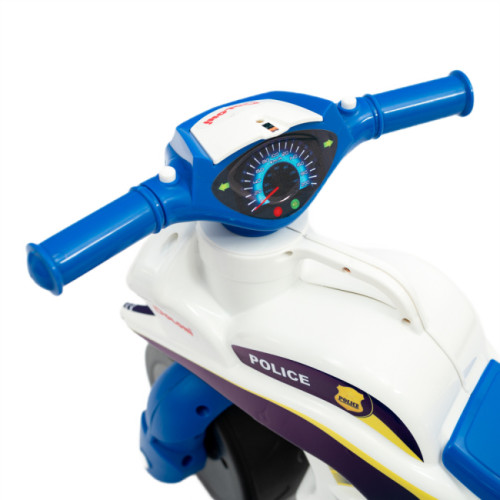 Каталка-толокар Doloni Мотоцикл Поліція 0138/510 біло-синій