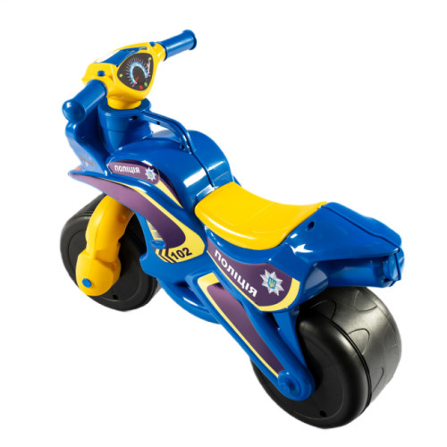 Каталка-толокар Doloni Мотоцикл Поліція 0138/570 синьо-жовтий