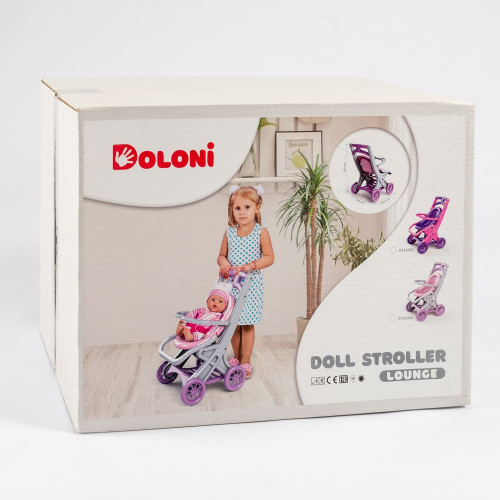 Коляска для ляльки Doloni з шезлонгом 0122/04 — 6655