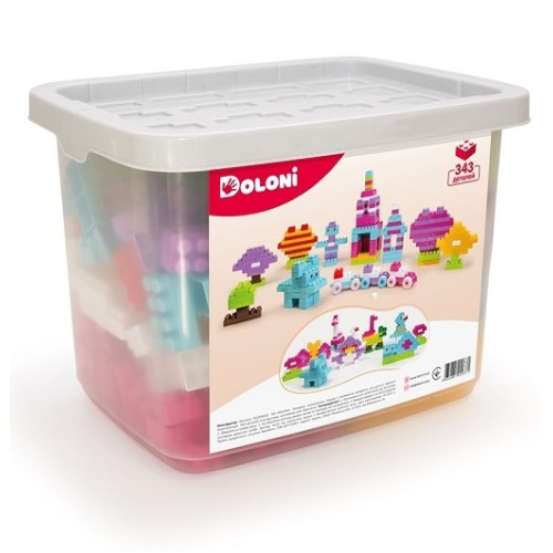 Конструктор Doloni Набір для дівчаток 343 деталей (013999/02)