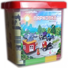 Конструктор Doloni Парковка 124 дет. 013888/11