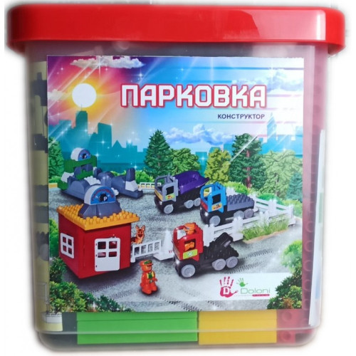 Конструктор Doloni Парковка 124 дет. 013888/11 — 6664