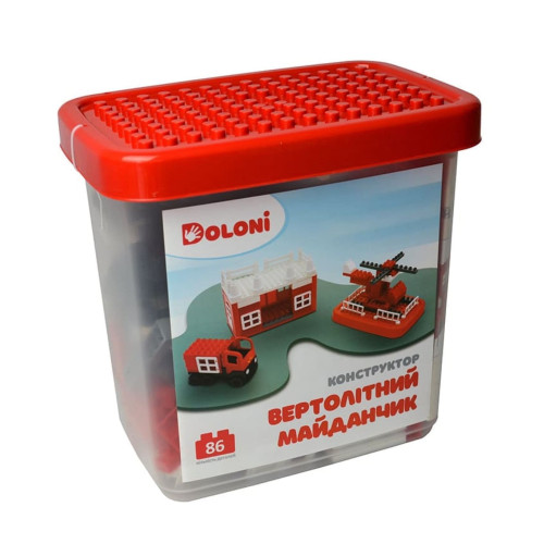 Конструктор Doloni Вертолітний Майданчик 86 дет. 013888/31