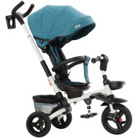Детский трехколесный велосипед с родительской ручкой Tilly Flip T-390/1 Green