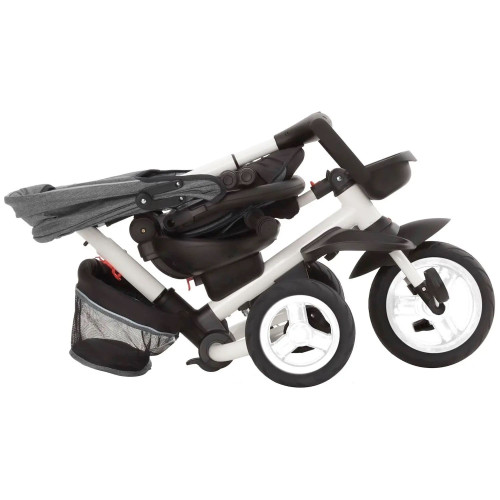 Дитячий триколісний велосипед з батьківською ручкою Tilly Flip T-390/1 Grey — 13468
