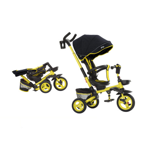 Дитячий триколісний велосипед з батьківською ручкою Tilly Flip T-390/1 Yellow — 13467 Дитячий триколісний велосипед з батьківською ручкою Tilly Flip T-390/1 Yellow — 13467