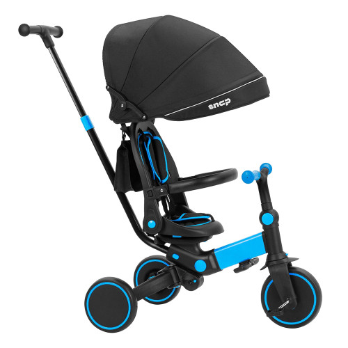 Дитячий триколісний велосипед з батьківською ручкою Tilly Snap T-391 Blue — 13480 Дитячий триколісний велосипед з батьківською ручкою Tilly Snap T-391 Blue — 13480