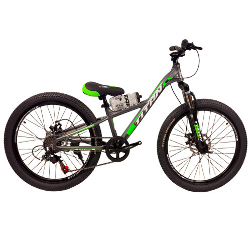 Велосипед Titan Calypso 24" Рама 11" Dark-Gray-Green — 25225