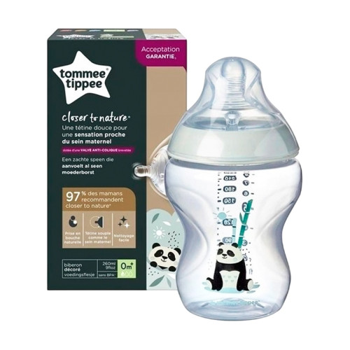 Пляшечка для годування Tommee Tippee Closer to Nature  0м+, 260 мл (225023) — 22340