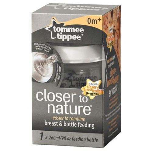 Пляшечка для годування Tommee Tippee Closer to Nature  0м+, 260 мл (225009) — 9997