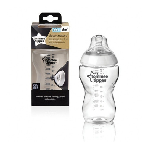 Бутылочка для кормления Tommee Tippee Closer to Nature 340 мл, 3 м+ (226013) — 22379