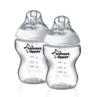 Набор из 2-х бутылочек для кормления Tommee Tippee Closer to Nature 0м+, 260 мл (225207)