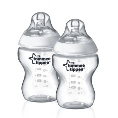 Набор из 2-х бутылочек для кормления Tommee Tippee Closer to Nature 0м+, 260 мл (225207)