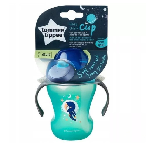 Поилка-непроливайка с ручками Tommee Tippee Easy Drink, 230 мл, бирюзовый 6м+ (471086) — 22380 Поилка-непроливайка с ручками Tommee Tippee Easy Drink, 230 мл, бирюзовый 6м+ (471086) — 22380