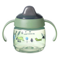 Чашка-непроливайка с крепким носиком Tommee Tippee 190 мл, 4м+ зеленый (478269)