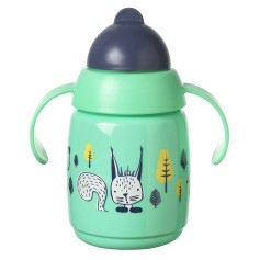 Поильник с трубочкой Tommee Tippee Superstar Straw Cup 300 мл, 6м+ зеленый (478306)