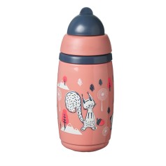 Термокружка с трубочкой Tommee Tippee 266 мл, 12м+ розовая (478252)