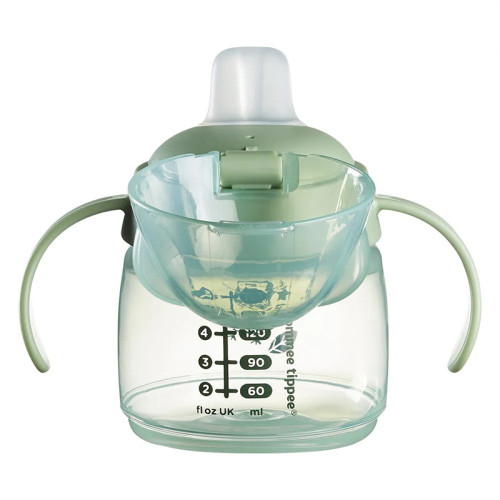 Поїльник-непроливайка Tommee Tippee soft spout 150 мл, 4м+, зелений (478719) — 22402