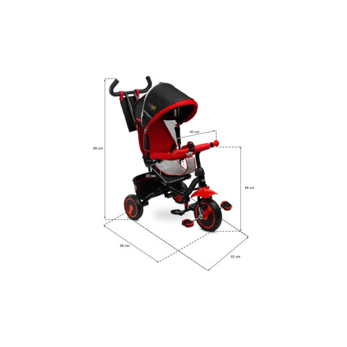 Велосипед триколісний Toyz Timmy Pink — 4592