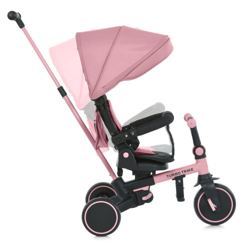 Триколісний велосипед 4в1 Turbo Trike MT 1036 pink — 24524 Триколісний велосипед 4в1 Turbo Trike MT 1036 pink — 24524