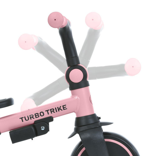 Триколісний велосипед 4в1 Turbo Trike MT 1036 pink — 24524 Триколісний велосипед 4в1 Turbo Trike MT 1036 pink — 24524