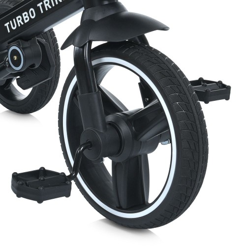 Детский трехколесный велосипед Turbo Trike с родительской ручкой и капюшоном (MT 1002-1 Almond Beige) — 28456