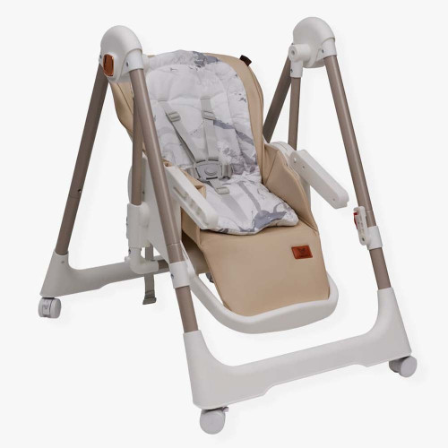 Стілець-гойдалка для годування дитини Velano Nomi Beige — 23127