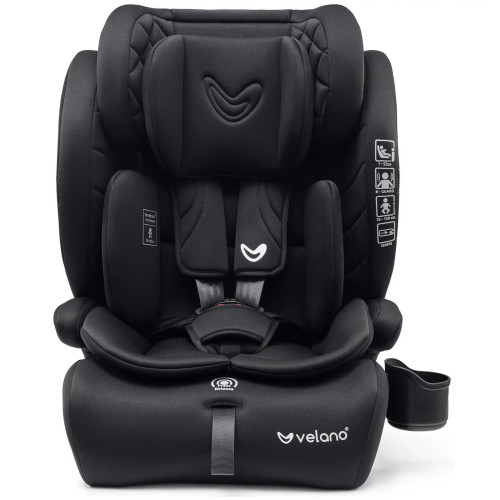 Автокрісло Velano Flexo i-Size 76–150 см, ISOFIX + Top Tether/ремінь, Grey (48414) — 25431