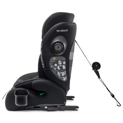 Автокрісло Velano Flexo i-Size 76–150 см, ISOFIX + Top Tether/ремінь, Grey (48414) — 25431