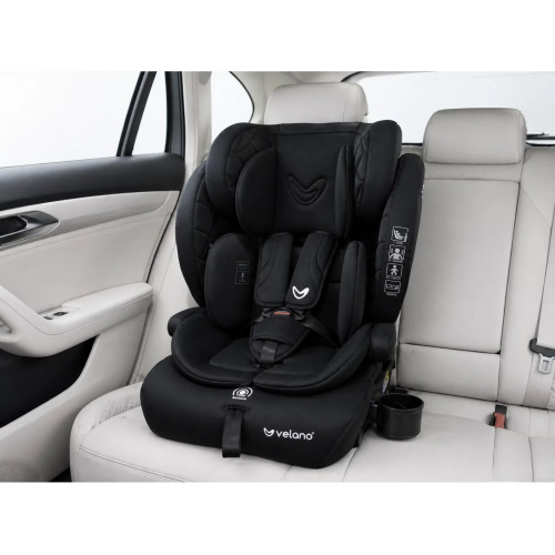 Автокрісло Velano Flexo i-Size 76–150 см, ISOFIX + Top Tether/ремінь, Grey (48414) — 25431