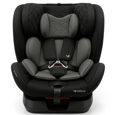 Автокрісло Velano Vento i-Size 40–150 см, ISOFIX + опорна нога, Black-brey (48418)