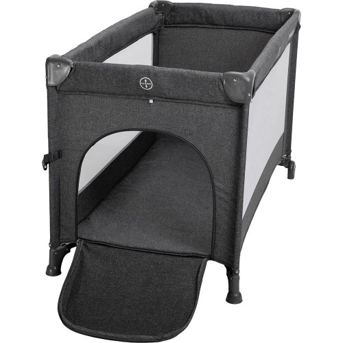 Ліжко-манеж дитяче з другим ярусом Velano Tino Dark grey (46160) — 23203