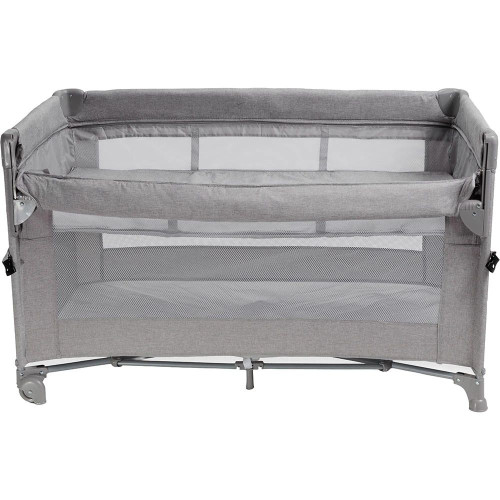 Ліжко-манеж дитяче з другим ярусом Velano Tino Light grey (46159) — 23202