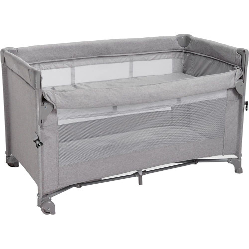 Ліжко-манеж дитяче з другим ярусом Velano Tino Light grey (46159) — 23202