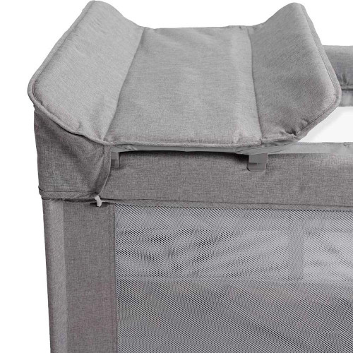 Ліжко-манеж дитяче з другим ярусом Velano Tino Light grey (46159) — 23202
