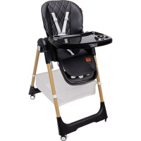 Дитячий стілець для годування Velano Nexi Black (45677)