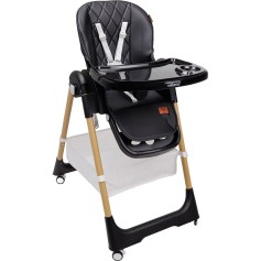 Дитячий стілець для годування Velano Nexi Black (45677)