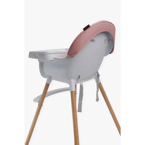 Стілець для годування 2в1 Velano Evo, pink — 23130