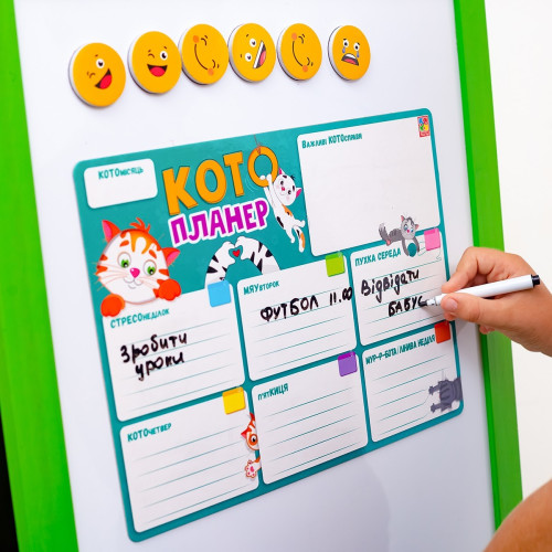 Магнітна дошка Vladi Toys КОТО планер (VT3601-25) — 18068 Магнітна дошка Vladi Toys КОТО планер (VT3601-25) — 18068
