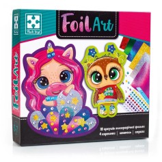 Набір для творчості Vladi Toys зі стразами та фольгою, Чарівні тваринки (VT4433-10)