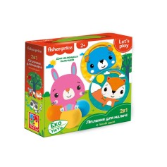 Набір для творчості Vladi Toys з екопластиліном, Лісові друзі (VT4502-04)