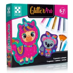 Набір для творчості Vladi Toys з глітером, Блискучі звірята (VT4501-11)