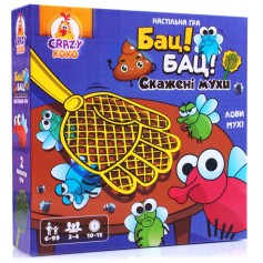 Настільна гра Vladi Toys розважальна, Бац Бац Скажені мухи (VT8055-37)