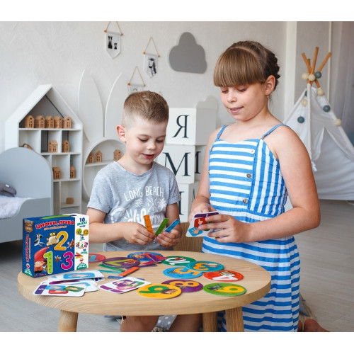 Настільна гра Vladi Toys Цифри, лічба (VT2911-09) — 17919
