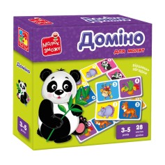Розвиваюча гра Vladi Toys Доміно, Зоопарк (VT2100-07)