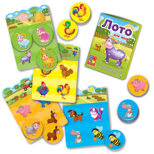 Розвиваюча гра Vladi Toys Лото, Ферма (VT2100-08) — 18021