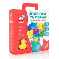 Настольная игра Vladi Toys из древесины Фигурки геометрические (ZB2001-01)